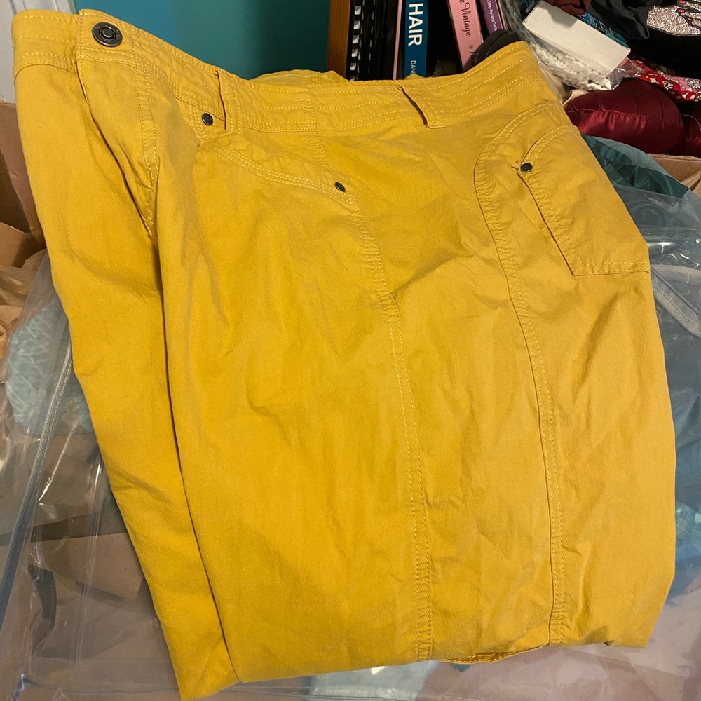 Kuhl yellow hiking pants